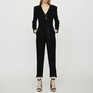 Maje Crepe Jumpsuit
